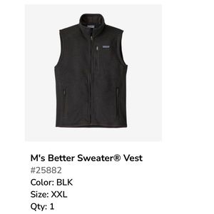 Patagonia M’s Sweater Vest - Men XXL